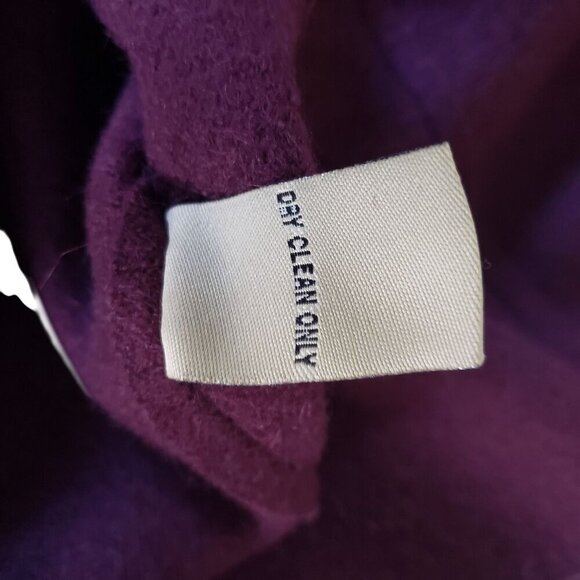 NWOT Beyond Threads Malbec Pleated Serena Peruvian Alpaca Wool Sweater Jacket LG - Picture 13 of 16